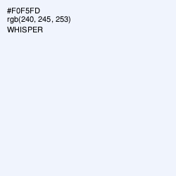 #F0F5FD - Whisper Color Image