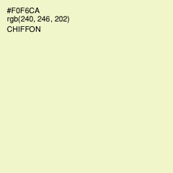 #F0F6CA - Chiffon Color Image