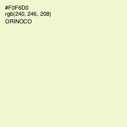 #F0F6D0 - Orinoco Color Image