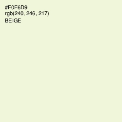 #F0F6D9 - Beige Color Image