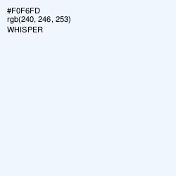 #F0F6FD - Whisper Color Image