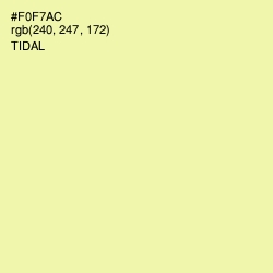 #F0F7AC - Tidal Color Image