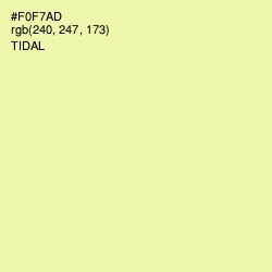 #F0F7AD - Tidal Color Image
