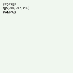 #F0F7EF - Pampas Color Image