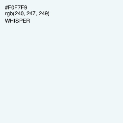 #F0F7F9 - Whisper Color Image