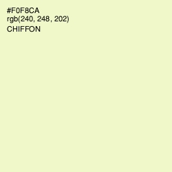 #F0F8CA - Chiffon Color Image