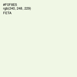 #F0F8E5 - Feta Color Image