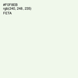 #F0F8EB - Feta Color Image
