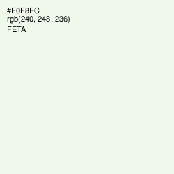 #F0F8EC - Feta Color Image