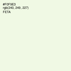 #F0F9E3 - Feta Color Image