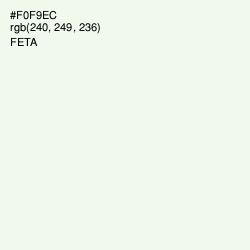 #F0F9EC - Feta Color Image