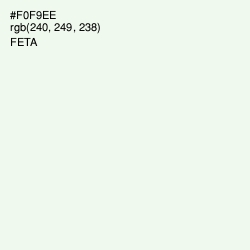 #F0F9EE - Feta Color Image