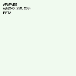 #F0FAEE - Feta Color Image