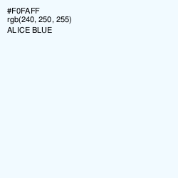 #F0FAFF - Alice Blue Color Image