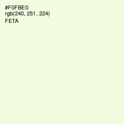 #F0FBE0 - Feta Color Image