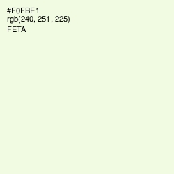 #F0FBE1 - Feta Color Image