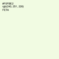 #F0FBE2 - Feta Color Image