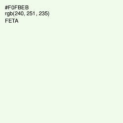 #F0FBEB - Feta Color Image