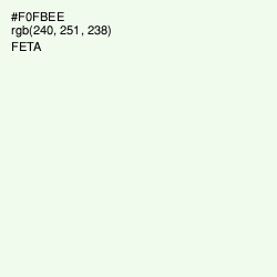 #F0FBEE - Feta Color Image