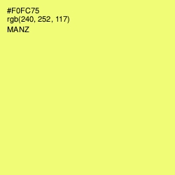#F0FC75 - Manz Color Image