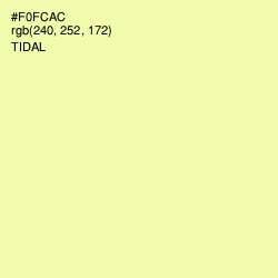 #F0FCAC - Tidal Color Image