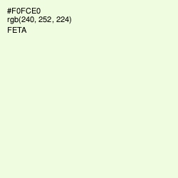 #F0FCE0 - Feta Color Image