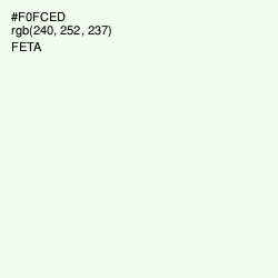 #F0FCED - Feta Color Image