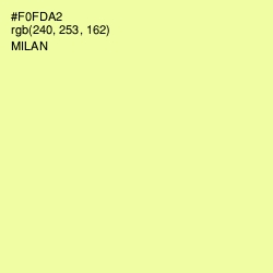 #F0FDA2 - Milan Color Image