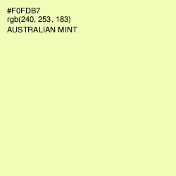 #F0FDB7 - Australian Mint Color Image