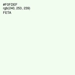 #F0FDEF - Feta Color Image