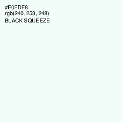 #F0FDF8 - Black Squeeze Color Image