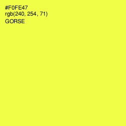 #F0FE47 - Gorse Color Image