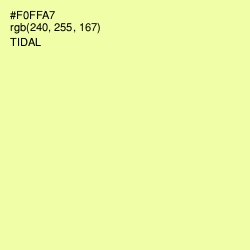 #F0FFA7 - Tidal Color Image