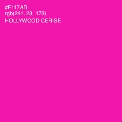 #F117AD - Hollywood Cerise Color Image