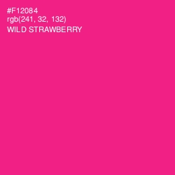 #F12084 - Wild Strawberry Color Image