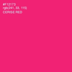 #F12173 - Cerise Red Color Image