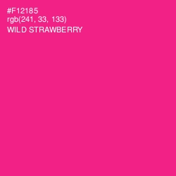 #F12185 - Wild Strawberry Color Image