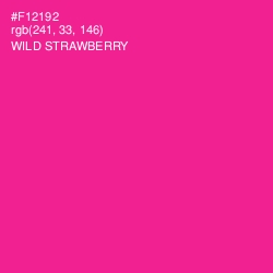 #F12192 - Wild Strawberry Color Image