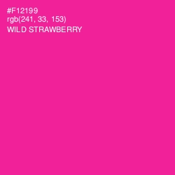 #F12199 - Wild Strawberry Color Image