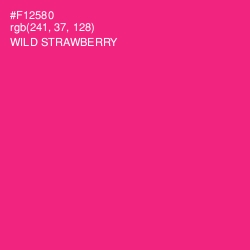 #F12580 - Wild Strawberry Color Image