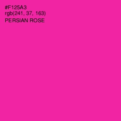 #F125A3 - Persian Rose Color Image