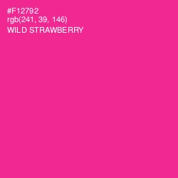 #F12792 - Wild Strawberry Color Image