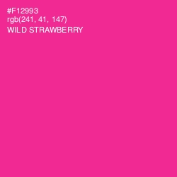 #F12993 - Wild Strawberry Color Image