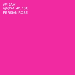 #F12AA1 - Persian Rose Color Image