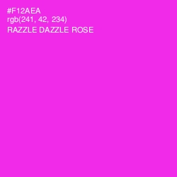 #F12AEA - Razzle Dazzle Rose Color Image