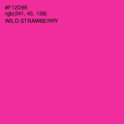 #F12D9E - Wild Strawberry Color Image