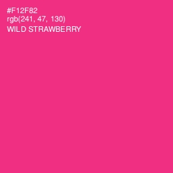 #F12F82 - Wild Strawberry Color Image