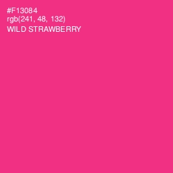 #F13084 - Wild Strawberry Color Image