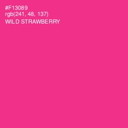 #F13089 - Wild Strawberry Color Image