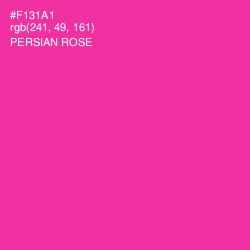 #F131A1 - Persian Rose Color Image